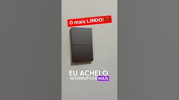 O Interruptor Inteligente MAIS BONITO que eu já vi! 😍 #zemismart