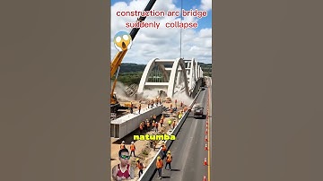construction bridge suddenly collapse #shortsvideo