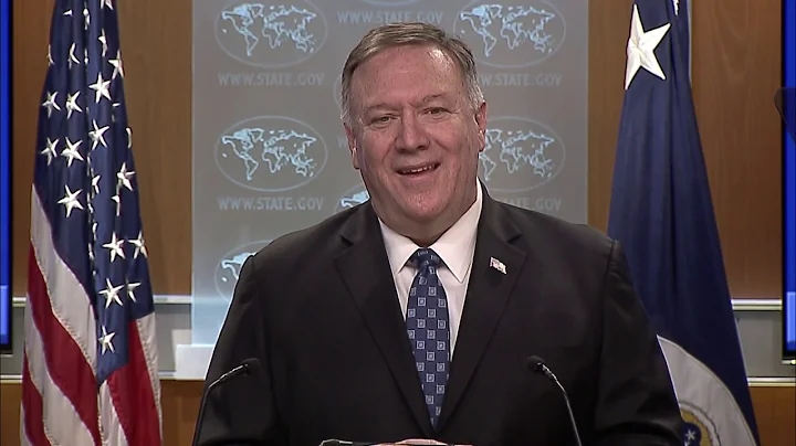 Secretary Pompeo Delivers Remarks to Media.