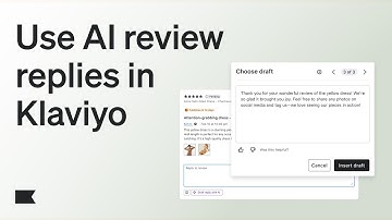 How To Respond to Customer Reviews with Klaviyo Review AI
