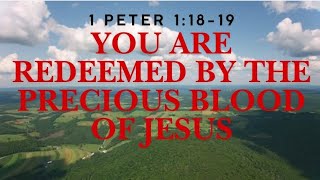 1 Peter 1 18 19 Devotional You Are Redeemed by the Precious Blood of Jesus Morni