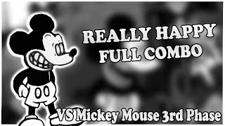 Friday Night Funkin | VS Mickey Mouse 3rd Phase Leaked : Really Happy [Hard][Full Combo][2nd FC]
