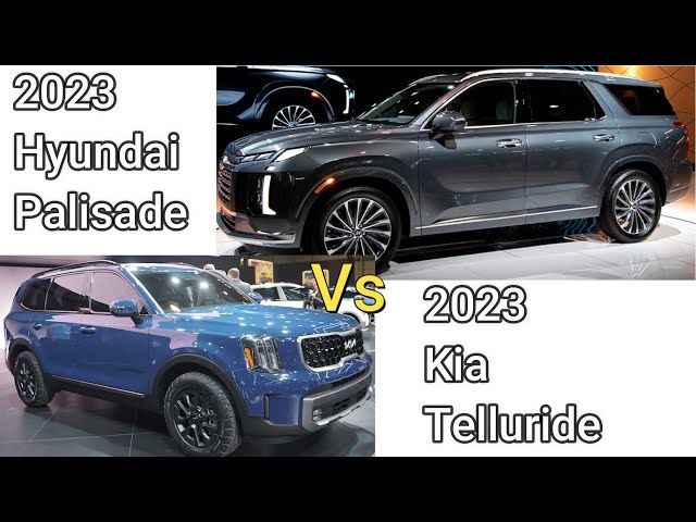 2023 Kia Telluride vs 2023 Hyundai Palisade: Which is better? - Autoblog