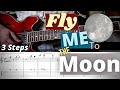 Fly Me To The Moon in 3 Steps - Jazz Guitar Lesson for Beginners (w/ free TABs)