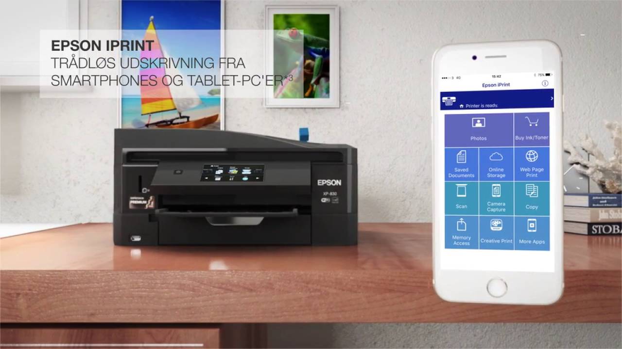Epson Expression Premium XP830 Inkjet 4in1printer YouTube
