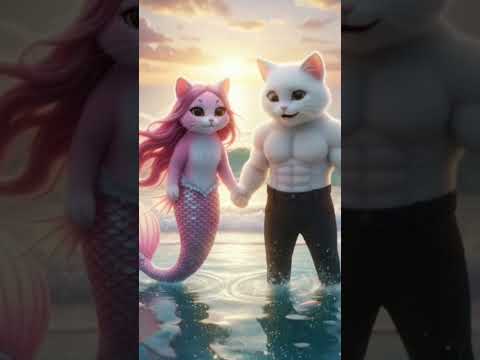 القط مياو شاف حوريه بحر جميله و كان هيتجوزه بس النهاية صدمة اتخطفت Cat Shorts Explore Trend