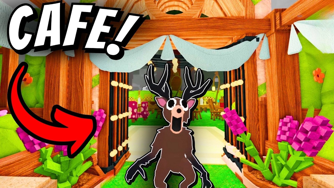 99 Nights in the Forest but I Built a CAFÉ