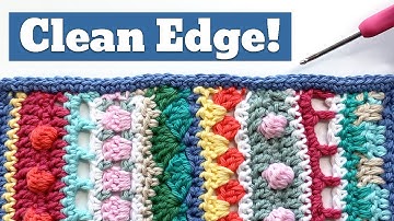 Crochet a Raw Edge BEAUTIFULLY With This SIMPLE Hack 😍🧶