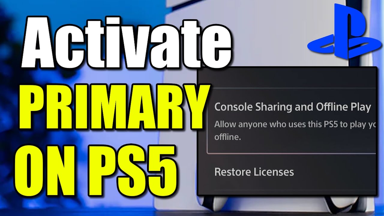 How to Activate your PS5 as Primary Console & Home to Share Games (Best ...