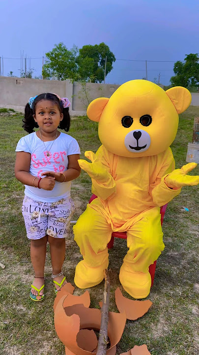 Teddy Ke Sath Misti Ye Sab kese Kar rahi hai 🧸🥰#shorts #viral #trending #funny