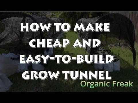 How To Easily Build Cheap Row Cover Tunnel Hoop House Great For