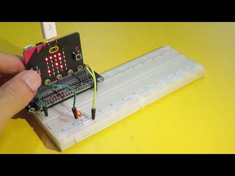 Micro:bit 光控小燈 Light Sensor control LED