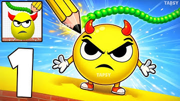 ✏️ Draw To Smash Gameplay Walkthrough Levels 1–45 – Satisfying Physics Puzzle Gameplay (Android,iOS)