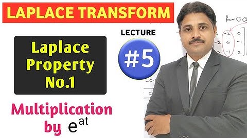 LAPLACE TRANSFORM LECTURE 5 IN HINDI (LAPLACE PROPERTY 1) IN ENGINEERING MATHS @TIKLESACADEMY