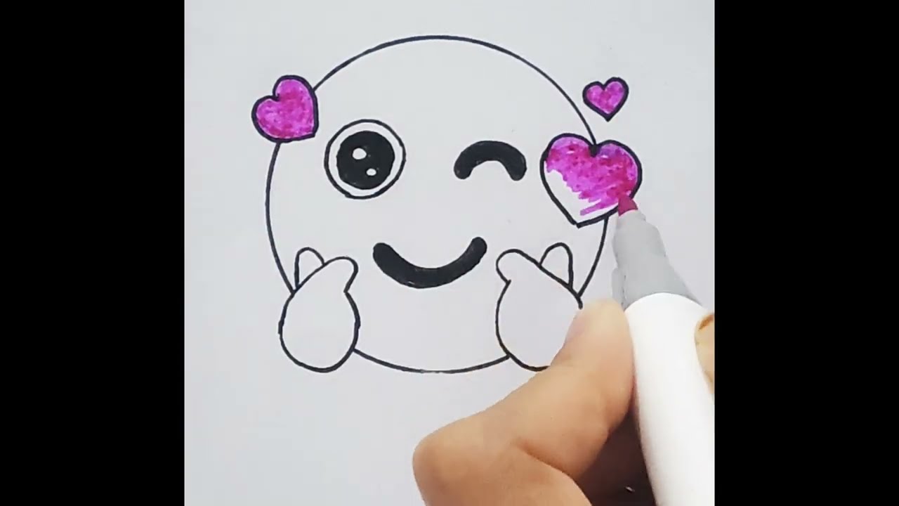 9 Easy mix emojis drawing | Funny mix emoji faces art‬