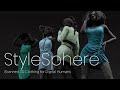 Style sphere  scanned 3d apparel  character creator