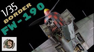 FW-190 1/35 BORDER MODEL .FULL BUILD AND PAINT.
