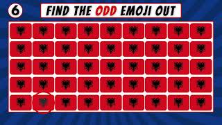 Find the Odd Flag | find the odd emoji | Mind Bender