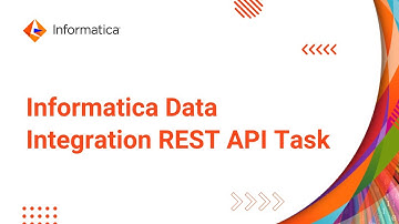 Informatica Data Integration REST API Task