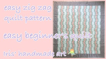 Easy zig zag quilt