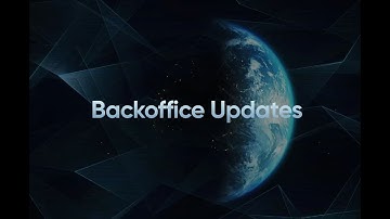 Crowd1 Backoffice Updates