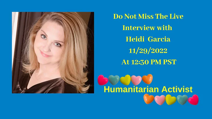 Live Interview with Heidi Garcia