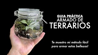 🌱 Armado de Terrarios 🫙 Te cuento mi método para crear mini ecosistemas en frascos SÚPER FÁCIL! 🙌🏻