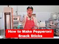 Comment faire une recette de btonnets de collationbtonnets de pepperoni