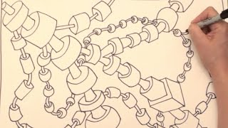 ASMR Doodle: Stringing Beads (ASMR, Drawing sounds, Tingles) screenshot 2