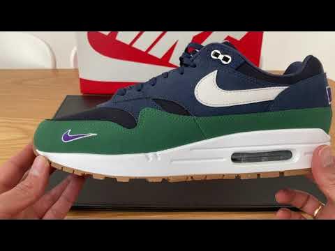 Nike Air Max 1 '87 Obsidian Gorge Green On Foot Sneaker Review