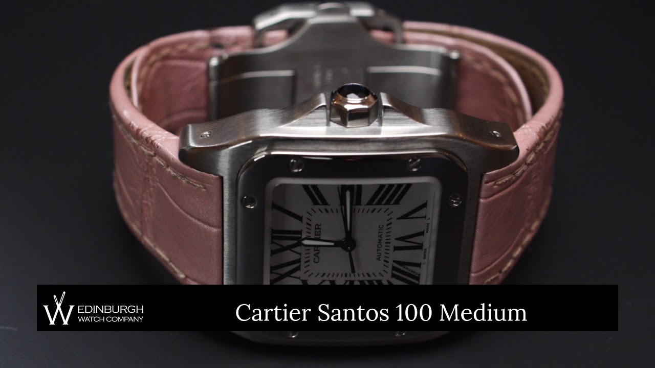 Cartier Santos 100 Medium Review - YouTube