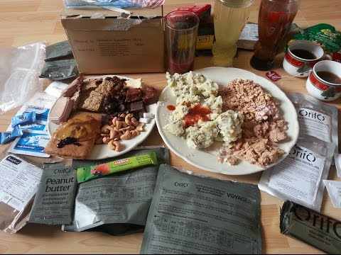 Danish Army 24H MRE Menu 11: Mashed Potatoes with Beef