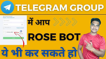 How to add captcha verification in telegram group | What is captcha verification | Rose bot tutorial