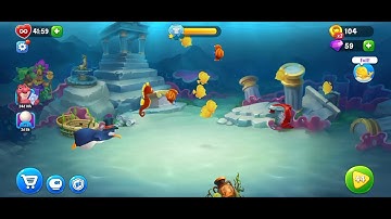 Fishdom level🐠 44🐠 #fishdom