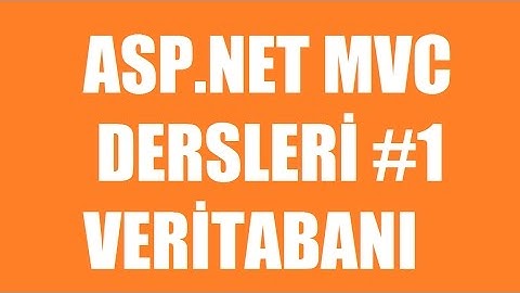 ASP.NET MVC ile Örnek Blog Sitesi Yapımı #1
