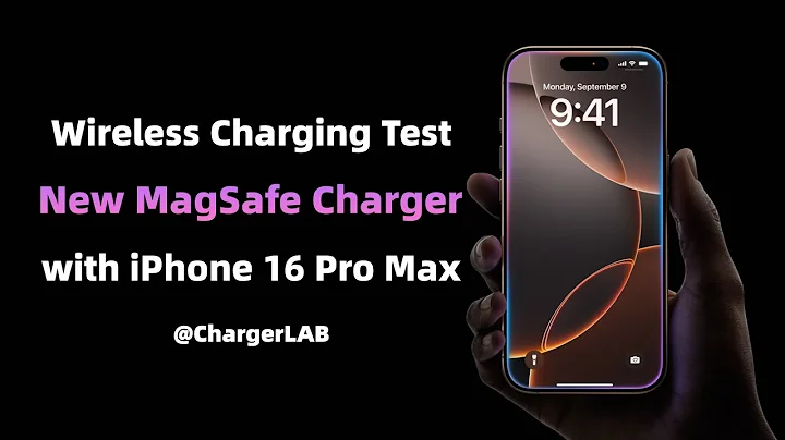 Charging Test of the New MagSafe Charger with iPhone 16 Pro Max