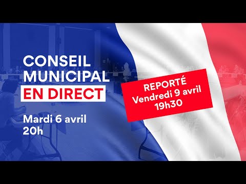 Conseil municipal du vendredi 9 avril 2021 (19h30) de Jouy-le-Moutier