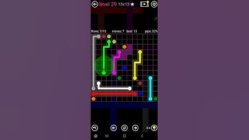 How To Solve Flow Free Pink Pack Level 29 13x13 Harder Board Walk Through Solution Walkthrough