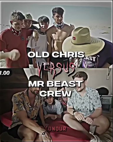 OLD CHRIS (PRIME) VS ALL MR BEAST CREW MEMBERS #shorts