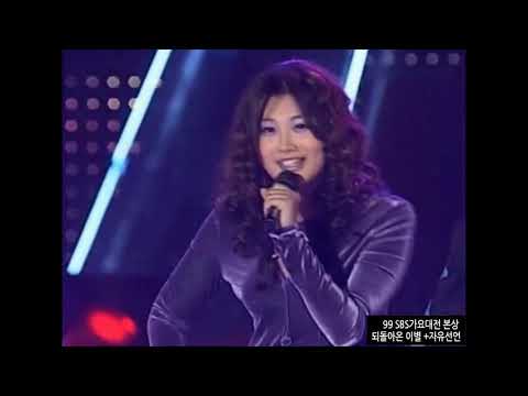 본상 라이브 김현정 되돌아온 이별 자유선언 1999年