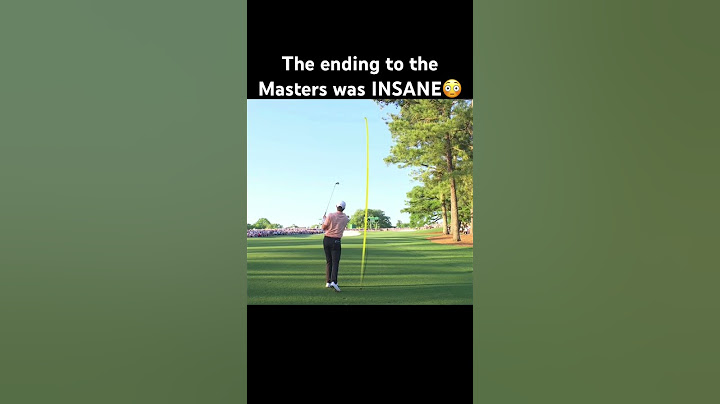 What an ending😮‍💨 #rorymcilroy #justinrose #golf #masters #zingersports