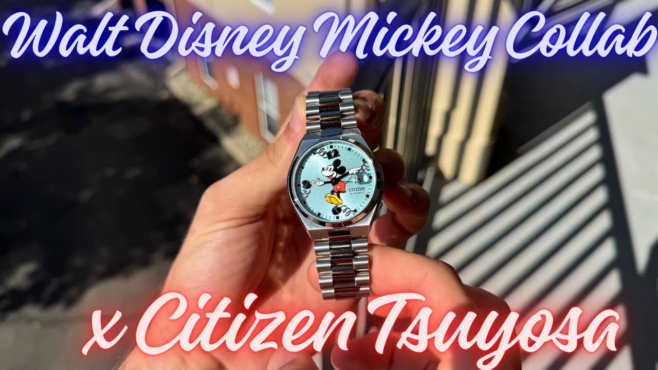 Walt Disney x Citizen Tsuyosa Mickey Watch Collaboration! The Perfect Watch for Vacation!