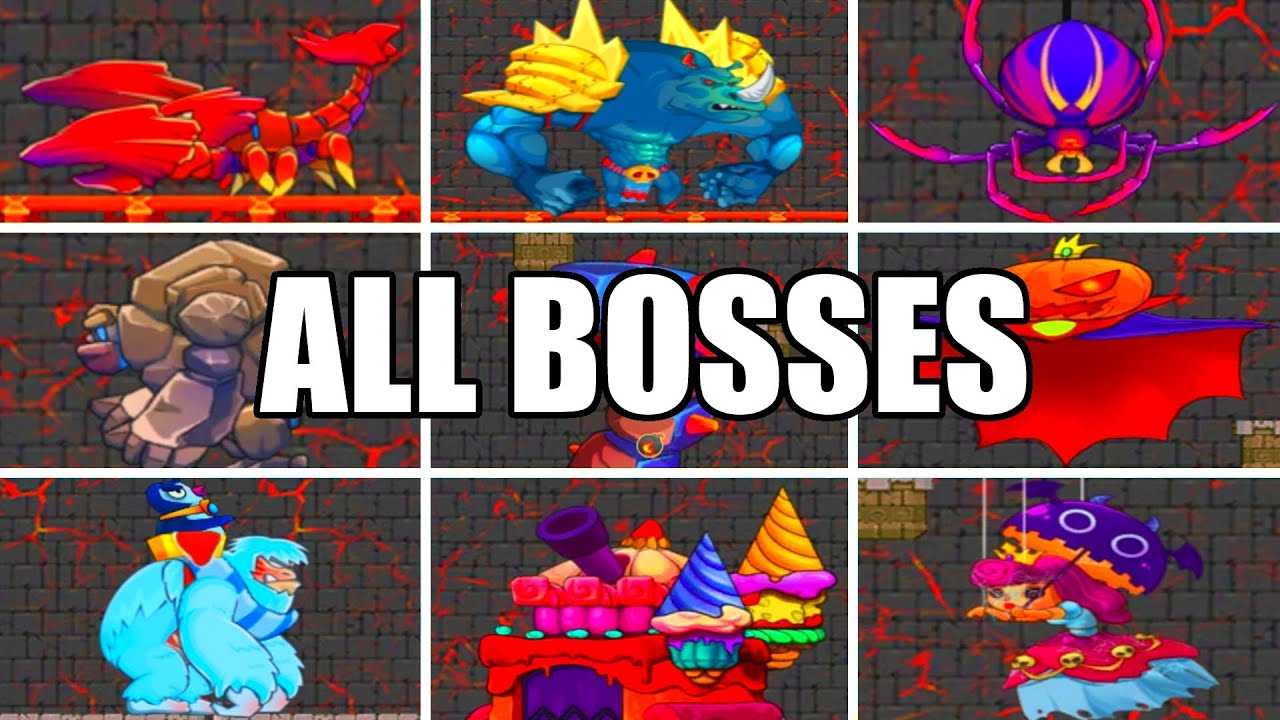 Super Bino Go 2 - All Bosses | Beating ALL BOSSES