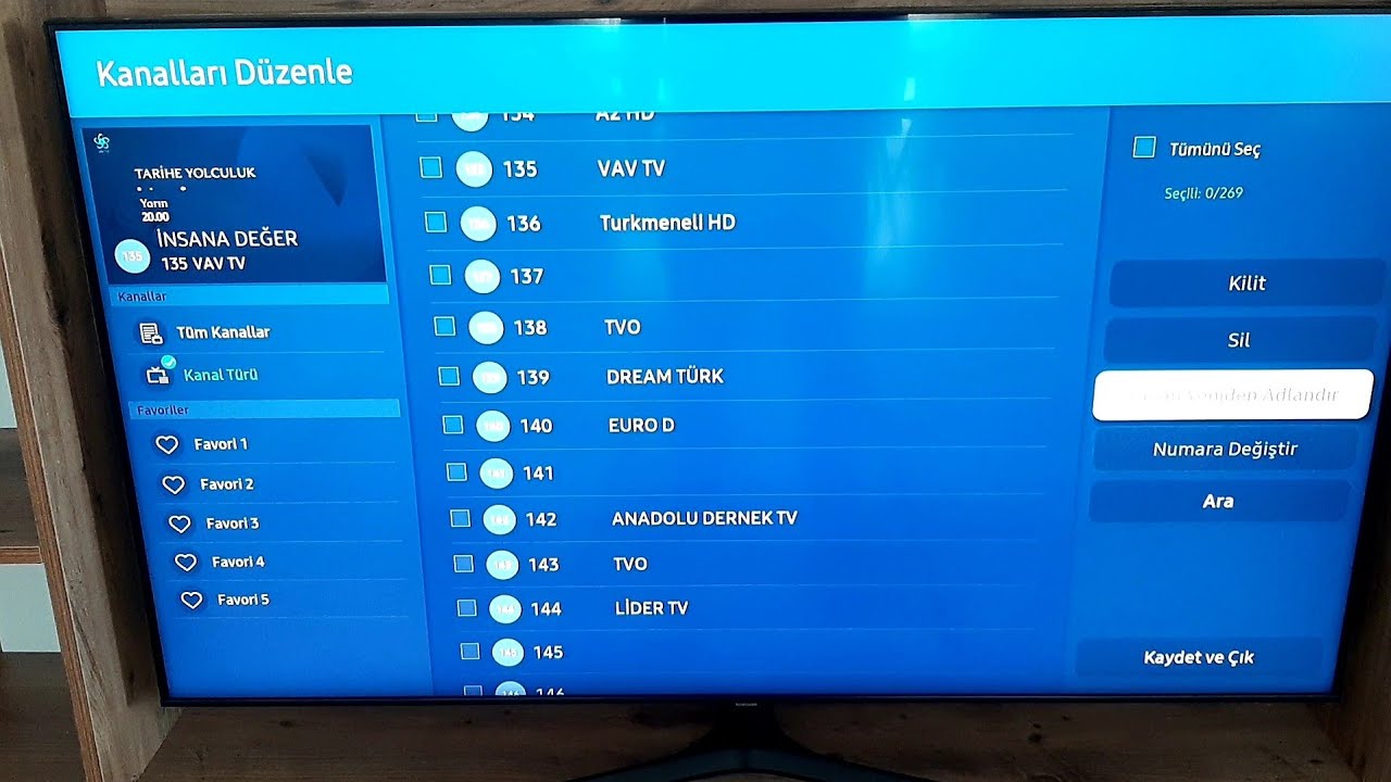 Samsung smart tv kanal ta ma ve kanal d zenleme nas l yap l r youtube
