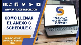 Cómo llenar el Anexo C / Schedule C / Trabajadores por Cuenta Propia en Tax Season Software