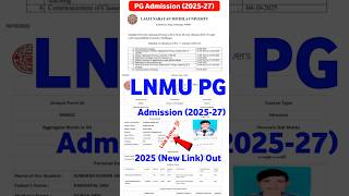 Lnmu Pg Admission Date 2025 - 27 Lnmu Pg Ma Msc Mcom Admission Date 2025