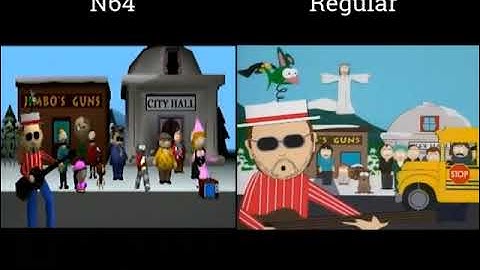 N64 South Park Intro Vs Regular South Park Intro