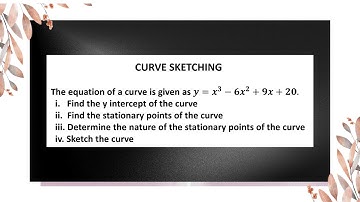 3 curve sketching