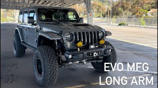 Jeep wrangler JL rubicon 392 hemi EVO coilover and long arm kit question