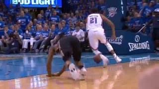 Andre Roberson Hustle Play Game 6 NBA Playoffs San Antonio Spurs vs OKC Thunder